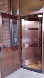 Copper Entry Door Unit with Copper Screen Door
